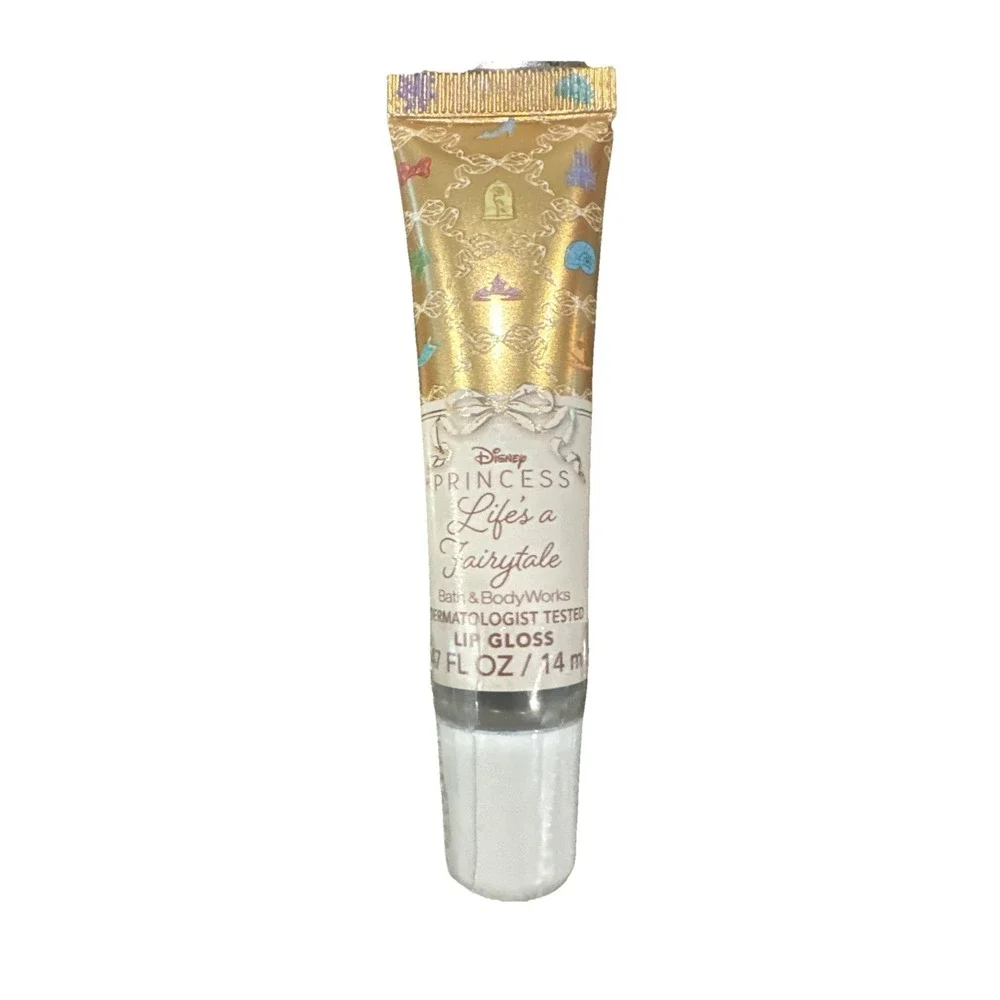 Bath & Body Works Disney Princess Mulan Lip Gloss Keychain Shimmer Mist‎ Set